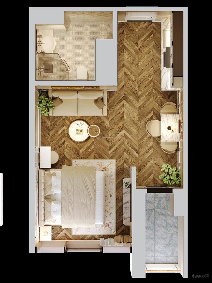 Căn 1pn (44,88m2) dự án newtown diamond đà nẵng  bđs biển khai thác dòng tiền tốt cho nđt