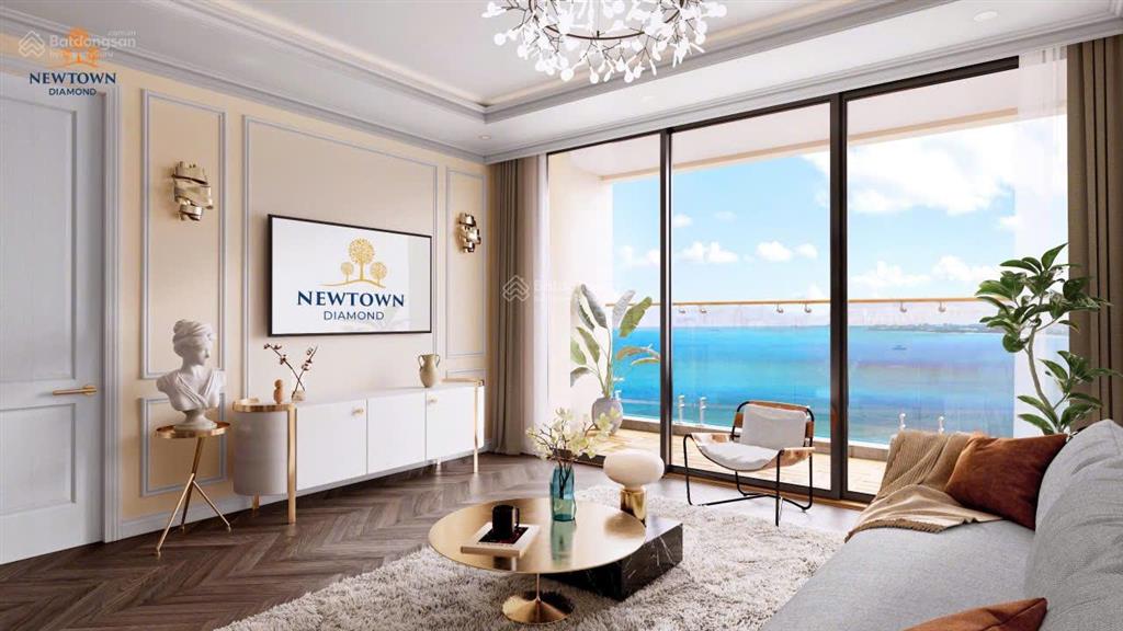 Căn 1pn (44,88m2) dự án newtown diamond đà nẵng  bđs biển khai thác dòng tiền tốt cho nđt