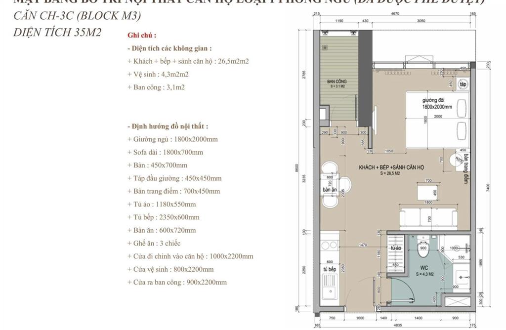 Căn 1pn (44,88m2) dự án newtown diamond đà nẵng  bđs biển khai thác dòng tiền tốt cho nđt