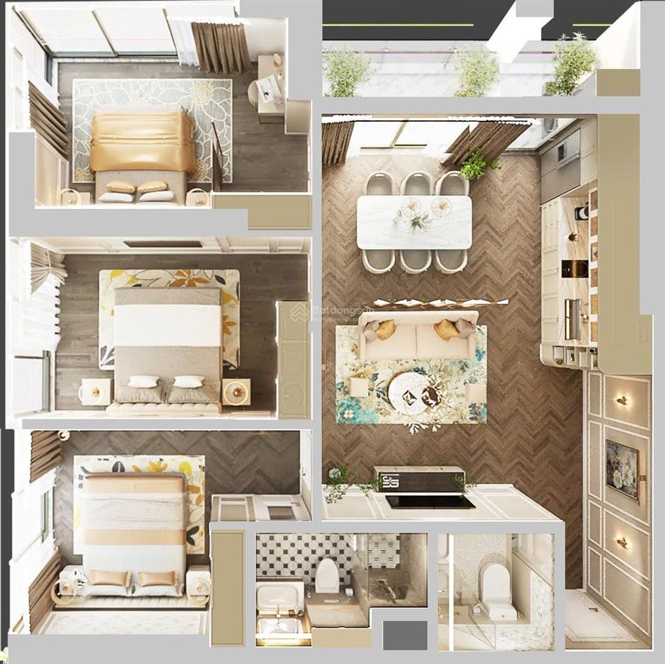 Căn 1pn (44,88m2) dự án newtown diamond đà nẵng  bđs biển khai thác dòng tiền tốt cho nđt