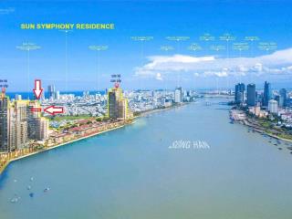 Căn 3pn view trực diện sông dt 111m2, căn hộ với 27.8m chiều dài mặt view sông hàn đẳng cấp