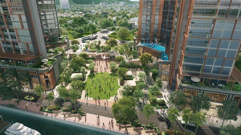 Căn 3pn view trực diện sông dt 111m2, căn hộ với 27.8m chiều dài mặt view sông hàn đẳng cấp