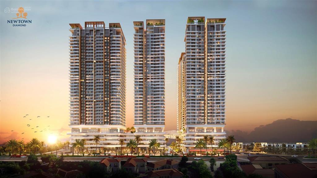 Căn ngoại giao 1pn (dt 48m2) tòa ruby, giá tốt bảng hàng căn hộ newtown diamond đà nẵng