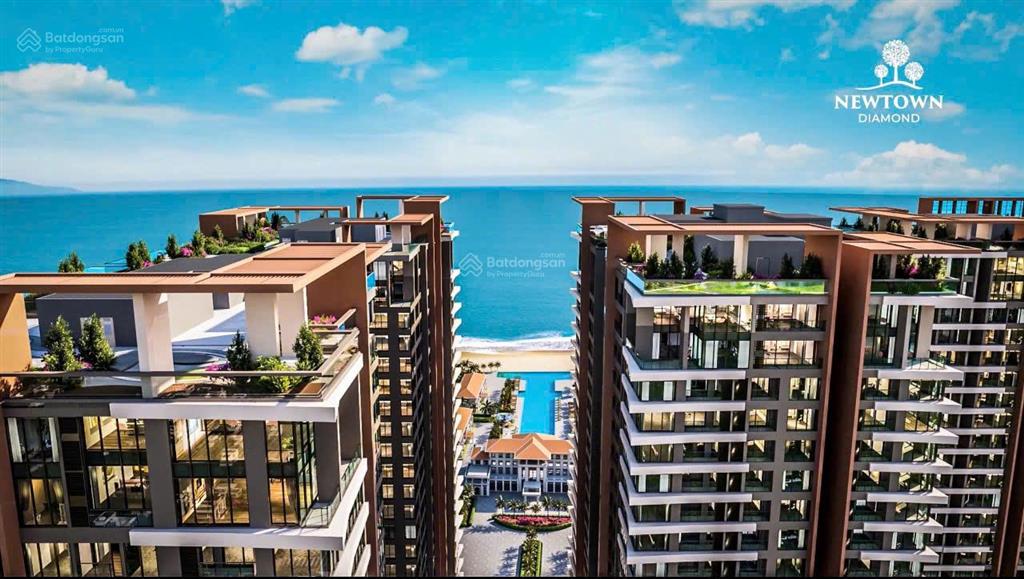 Quỹ căn độc quyền trục 05, 08 giá tốt, 2pn view biểndt 82,3m2 căn hộ biển newtown diamond đà nẵng