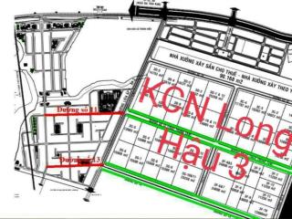 Chính chủ cần bán nền kdc thái sơn, long hậu. dt 100m2, shr. đường 12m. giá 2 tỷ bớt lộc