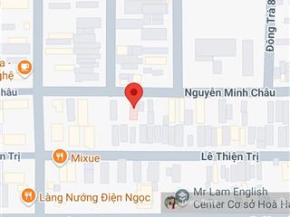 Bán lô đất đẹp mt nguyễn minh châu, ngang 5m, giá tốt khu đông trà, gần ngay tiểu học lê văn hiến