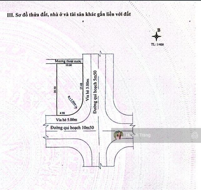 Bán lô 2 mặt tiền huỳnh thị một, ngay biển tân trà, khu tái định cư tân trà, giá cực tốt