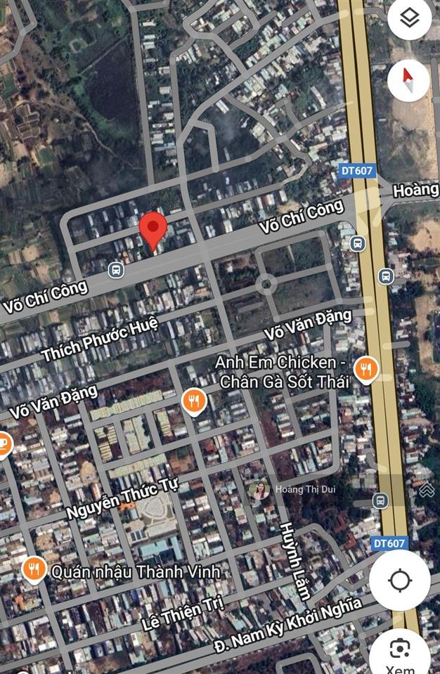 Bán đất mặt tiền võ chí công, đối diện làng đại học, gần fpt 100m2