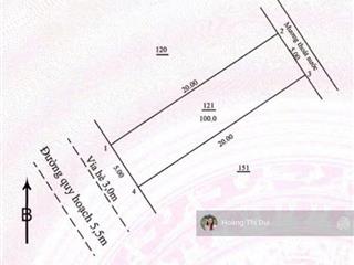Bán đất tđc bình kỳ, khu b2.13 lô 58, 5x20m, vị trí siêu đẹp 3.1 tỷ