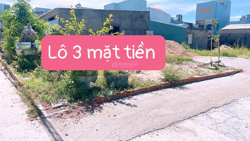 Chính chủ gửi bán lô 3 mặt kiệt bùi bỉnh uyên phường hoà hải, chỉ 2.7 tỷ sổ trao tay