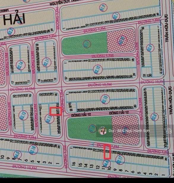 Bán đất biển đà nẵng  2 lô đất đường 7.5m view công viên, sông cổ cò giá tốt nhất khu vực