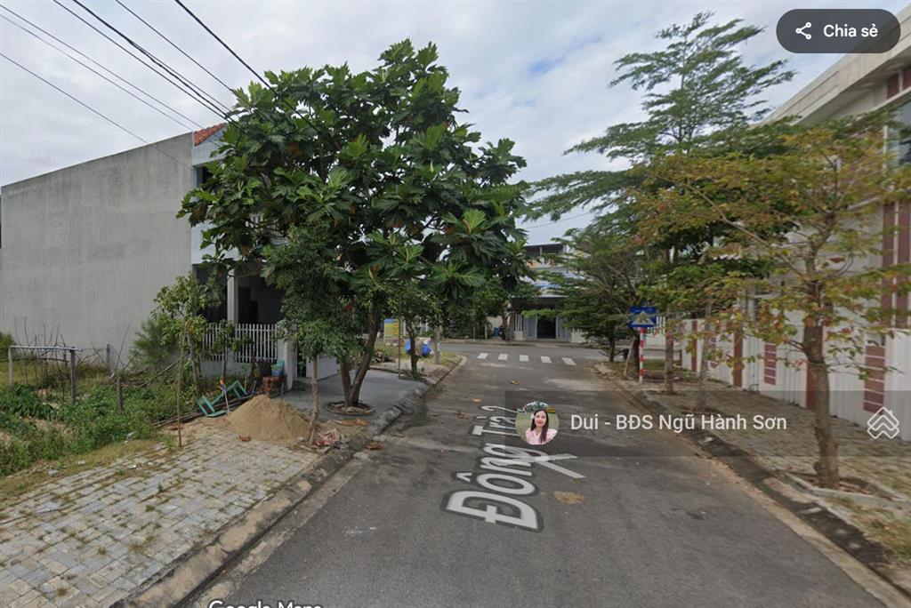 Bán đất đông trà 2  trung tâm làng đại học & fpt, hòa hải  100m² giá chỉ 4.6 tỷ