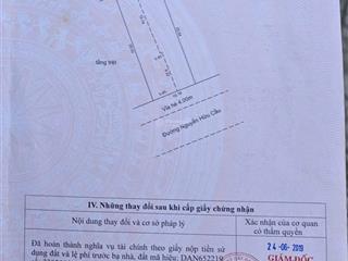 Bán lô đường 7m5 biển sơn thuỷ, đường nguyễn hữu cầu, 254m2 trục thông.