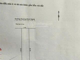 Bán cặp đất dương đình nghệ, 225m2, cách biển mỹ khê 80m