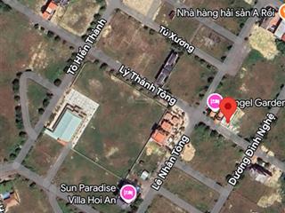 Lô đất lý thánh tông song song âu cơ ngay biển cửa đại hội an giá đầu tư