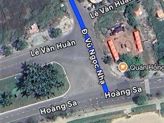 Bán 4 lô mặt tiền vũ ngọc nhạ đường 10.5m sát biển trục thông  gọi đàm tiến