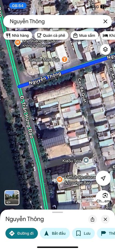 Lô hiếm  bán đất mặt tiền nguyễn thông sát đường trần hưng đạo gần sông  gọi đàm tiến