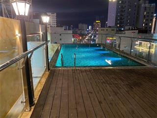 Tòa 7 tầng mặt tiền hồ nghinh có 16 phòng  dt 120m2 ngang 16.5m  gọi đàm tiến
