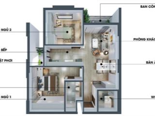 Chính chủ cần bán gấp căn hộ 2 phòng ngủ(64m2)  view biển  gần đh bách khoa đà nẵng giá rẻ
