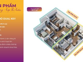 Bán căn hộ tầng cao  3pn 97.7m2  view biển tuyệt đẹp tòa căn hộ mia center point. cách biển 1.5km