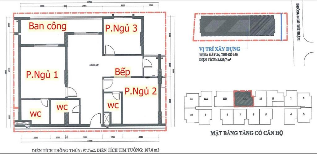 Bán căn hộ 3pn  97.7m2 view biển trực diện gần kdl mikazuki đà nẵng  hàng gốc cđt