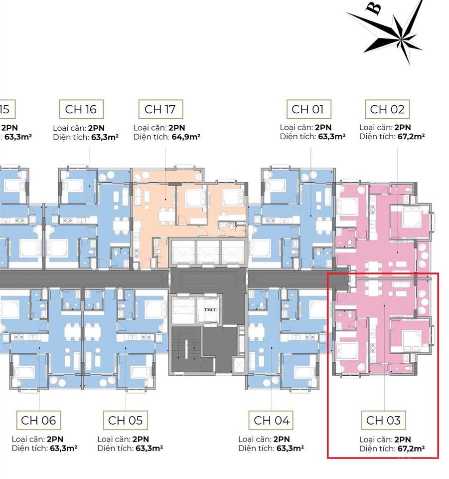 Được suất ngoại giao 02 căn góc tòa căn hộ mia center point, nên nhượng lại giá rẻ