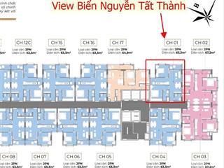 Mia center point căn view biển  tầng cao siêu đẹp trực tiếp cđt, thanh toán 5 tháng nhận nhà