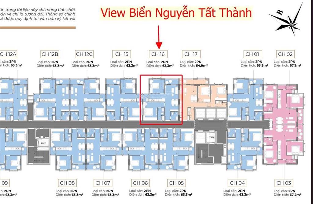 Mia center point căn view biển tầng cao hàng hiếm giỏ hàng gốc cđt tháng 2/2026