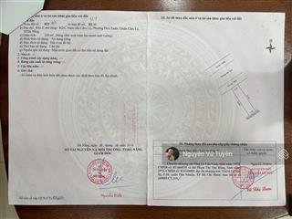 Bán đất đường mẹ thứ  đường 10m5 hoà xuân