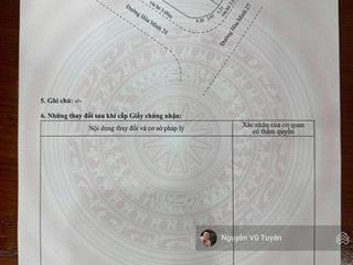 Bán lô góc 2 mặt tiền đường hoà minh 27 và 28  gần biển