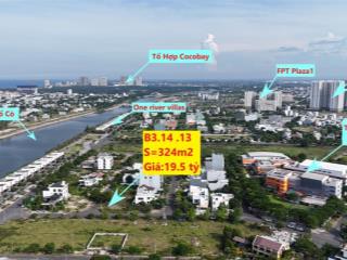 Bán lô biệt thự góc 10m5 nguyễn văn hưởng và vùng trung 4 nhìn ra sông cổ cò,biệt thự oneriver.