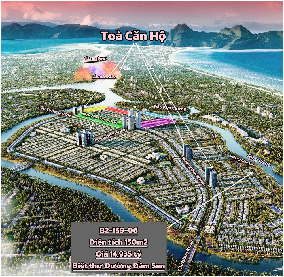 Bán đất biệt thự đường đầm sen kđt nam hòa xuân Tp Đà Nẵng