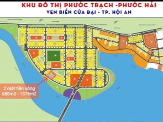 Phước trạch  phước hải. lô đất 2 mặt tiền view sông + view công viên. giá đầu tư tốt nhất hiện tại
