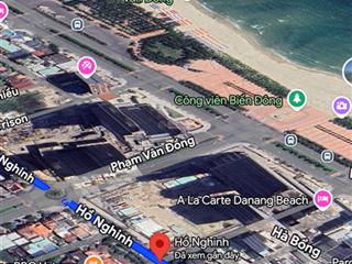 Đất mặt tiền đường hồ nghinh, ngay công viên biển đông phạm văn đồng