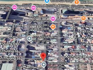 Góc 2 mặt tiền an thượng 29 & 35, phố tây an thượng ra biển chỉ 400m