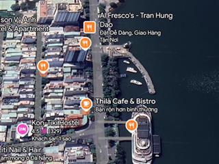 Mặt tiền đường trần hưng đạo đối diện du thuyền 212, tượng cá chép. ngay đầu cầu rồng