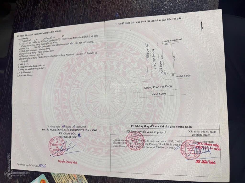 Bán đất góc 2 mt phan văn đáng và bầu cầu 4