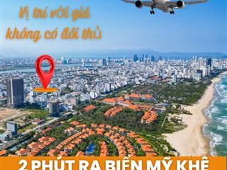 Rẻ hơn cặp đất an thượng đến 15 tỷ  2 phút đến biển mỹ khê đường 5m5 không phải kiệt