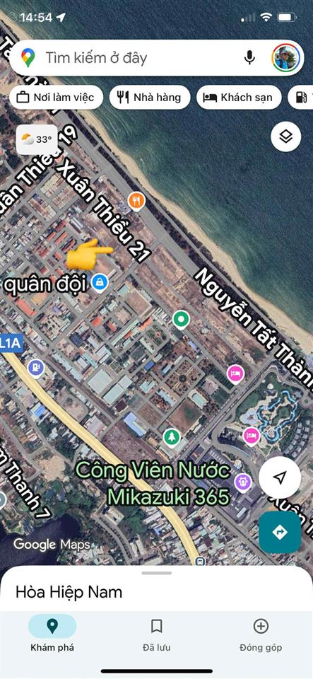Đất đường xuân thiều 21, biển xuân thiều, liền kề tổ hợp du lịch mikazuki nhật bản đà nẵng