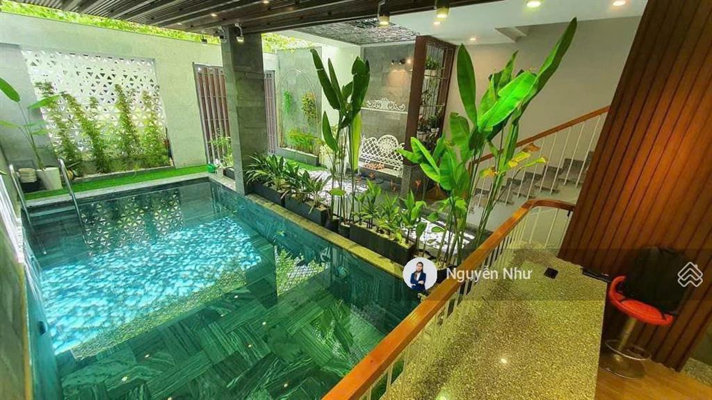 Bán căn villa mini hồ bơi 3 tầng mặt tiền sơn trà gần cầu rồng giá nhỉnh 13 tỷ