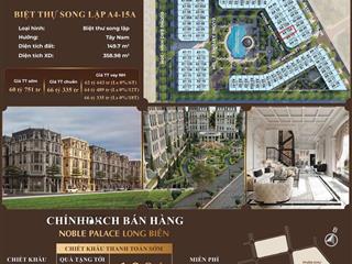 Cập nhật quỹ hàng noble palace long biên tháng 8 quỹ ngoại giao vip nhất giá tốt nhất
