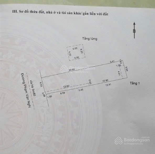 Bán đất mt phạm văn nghị thanh khê đà nẵng diện tích 142m2 nở hậu (mt 5.5m) giá 12.9 tỷ