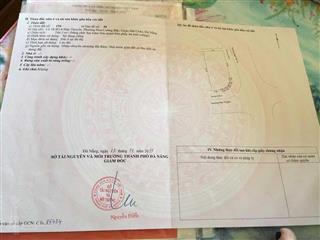 Bán vị trí đất 2 mặt tiền đường ngô tất tố  hải châu  đà nẵng  thích hợp xây văn phòng, cty