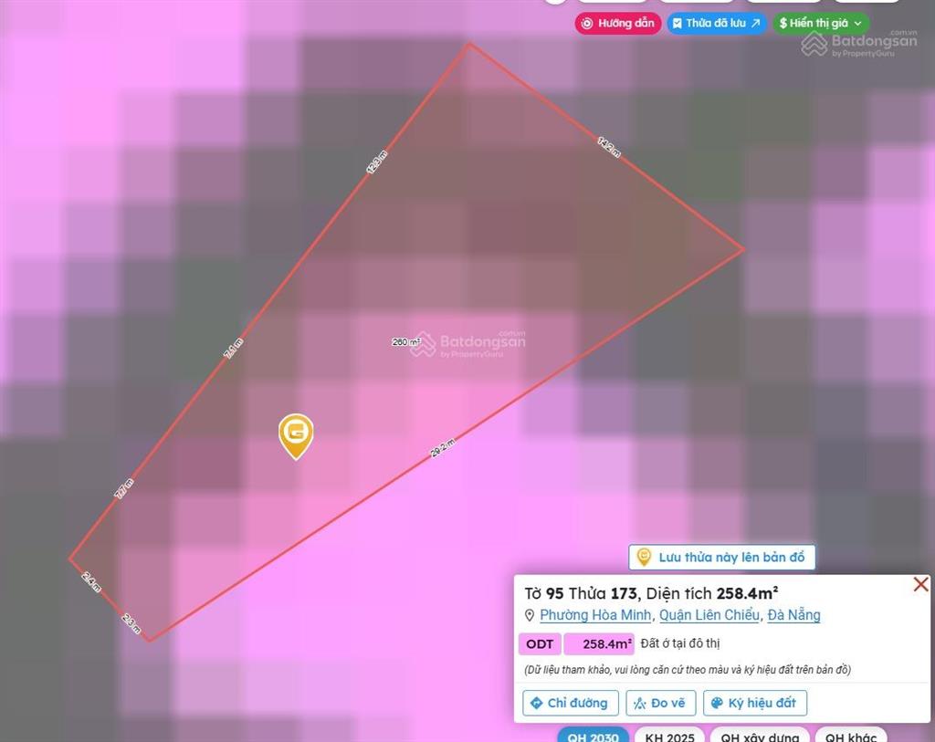 Bán gấp đất đường trung nghĩa 4  đà nẵng, 242,5m2  giá chỉ 8,8 tỷ, pháp lý chuẩn, giao dịch ngay