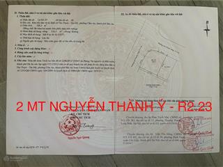 Chủ bán nhanh  góc 2mt nguyễn thành ý và hồ thấu  làng chài, an bàng  giá chỉ 31 triệu/m2 tl