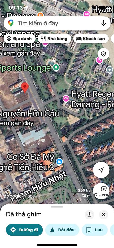 Hàng hiếm lô đất biển mt trường sa dt 600m2, xây cao tầng, bãi tắm sơn thuỷ chỉ 125 tr/m2 tl