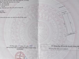 Hàng vip  lô đất biển mt tân trà  đường 10.5m + ngay bãi tắm  chỉ 6.95 tỷ tl