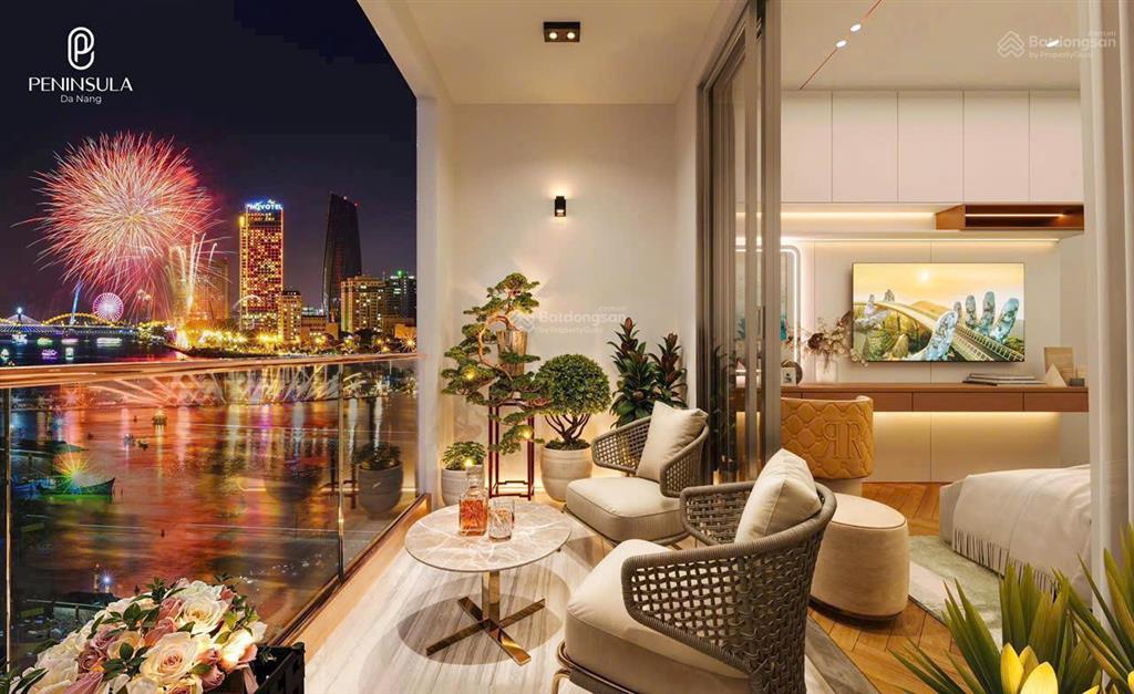 [hàng hiếm] căn 2pn view sông hàn + pháo hoa  diện tích 62,7m2 giá tốt nhất tòa căn hộ peninsula