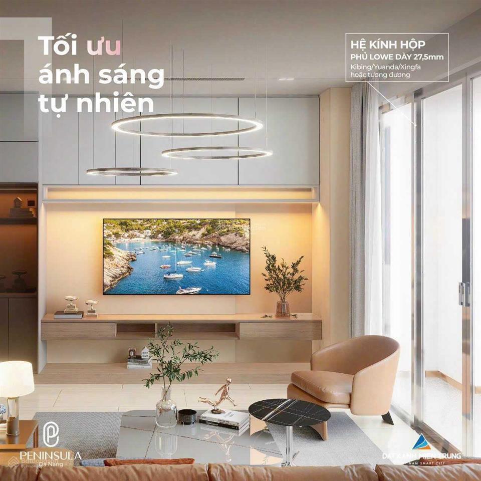 [hàng hiếm] căn 2pn view sông hàn + pháo hoa  diện tích 62,7m2 giá tốt nhất tòa căn hộ peninsula