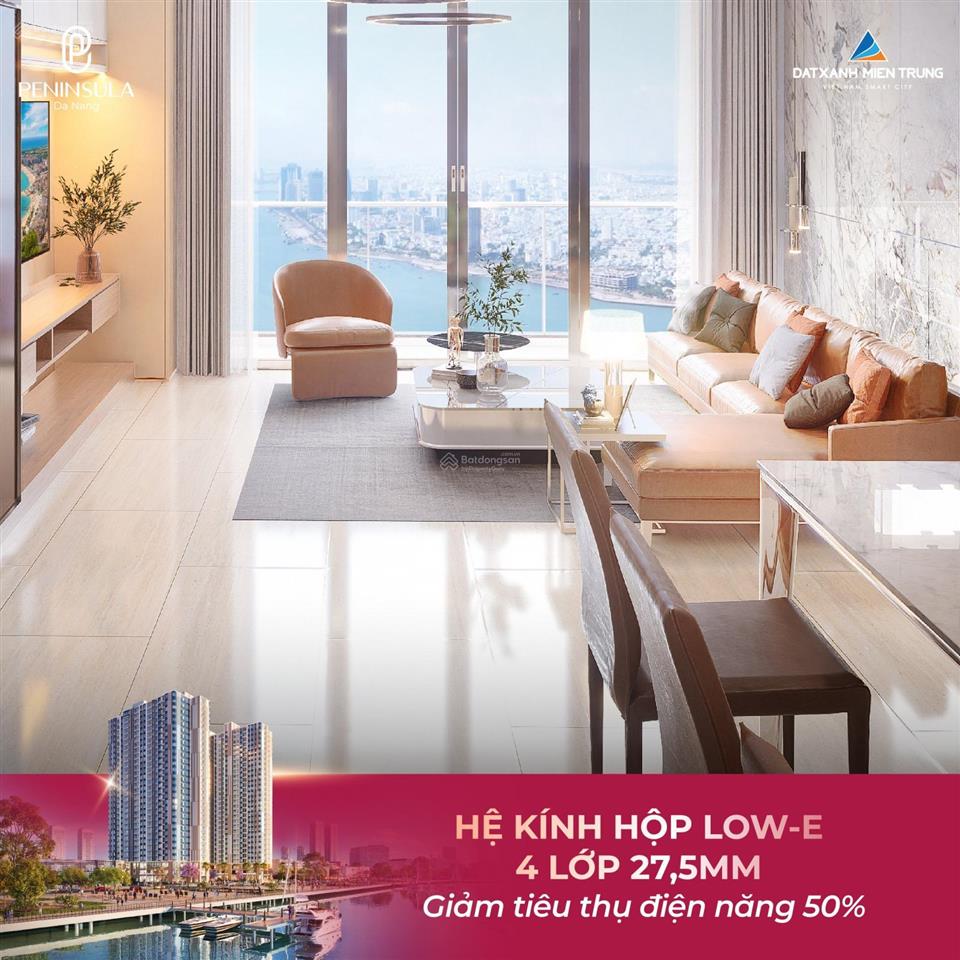 [hàng hiếm] căn 2pn view sông hàn + pháo hoa  diện tích 62,7m2 giá tốt nhất tòa căn hộ peninsula